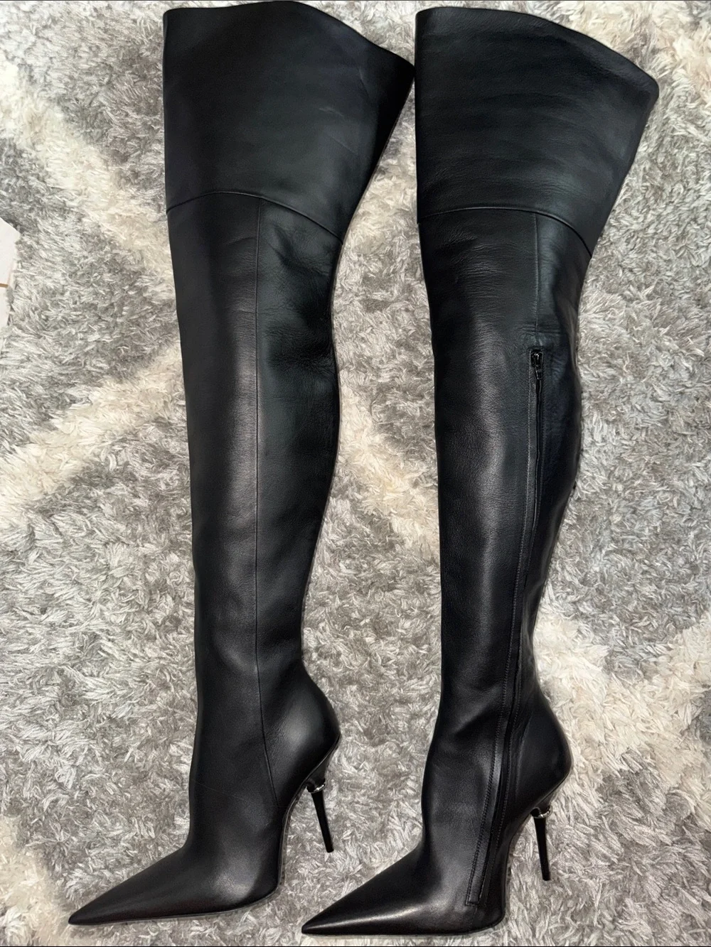 NEW authentic Balenciaga Women's Avenue After Over The Knee Boots